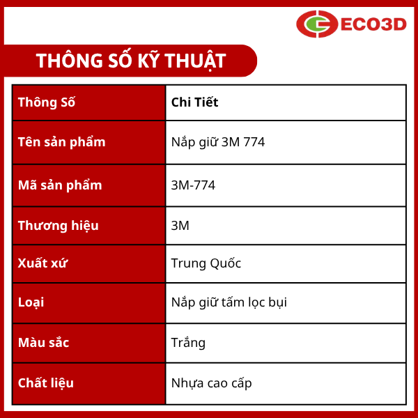 Nắp giữ 3M 774
